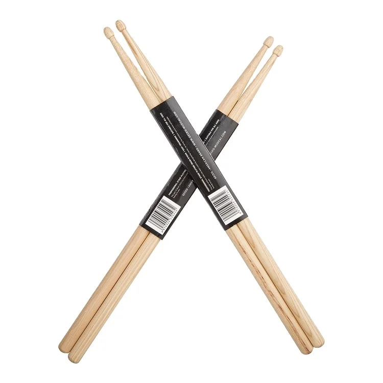 

Wholesale box drum accessories North American top hickory material nylon tip drumsticks