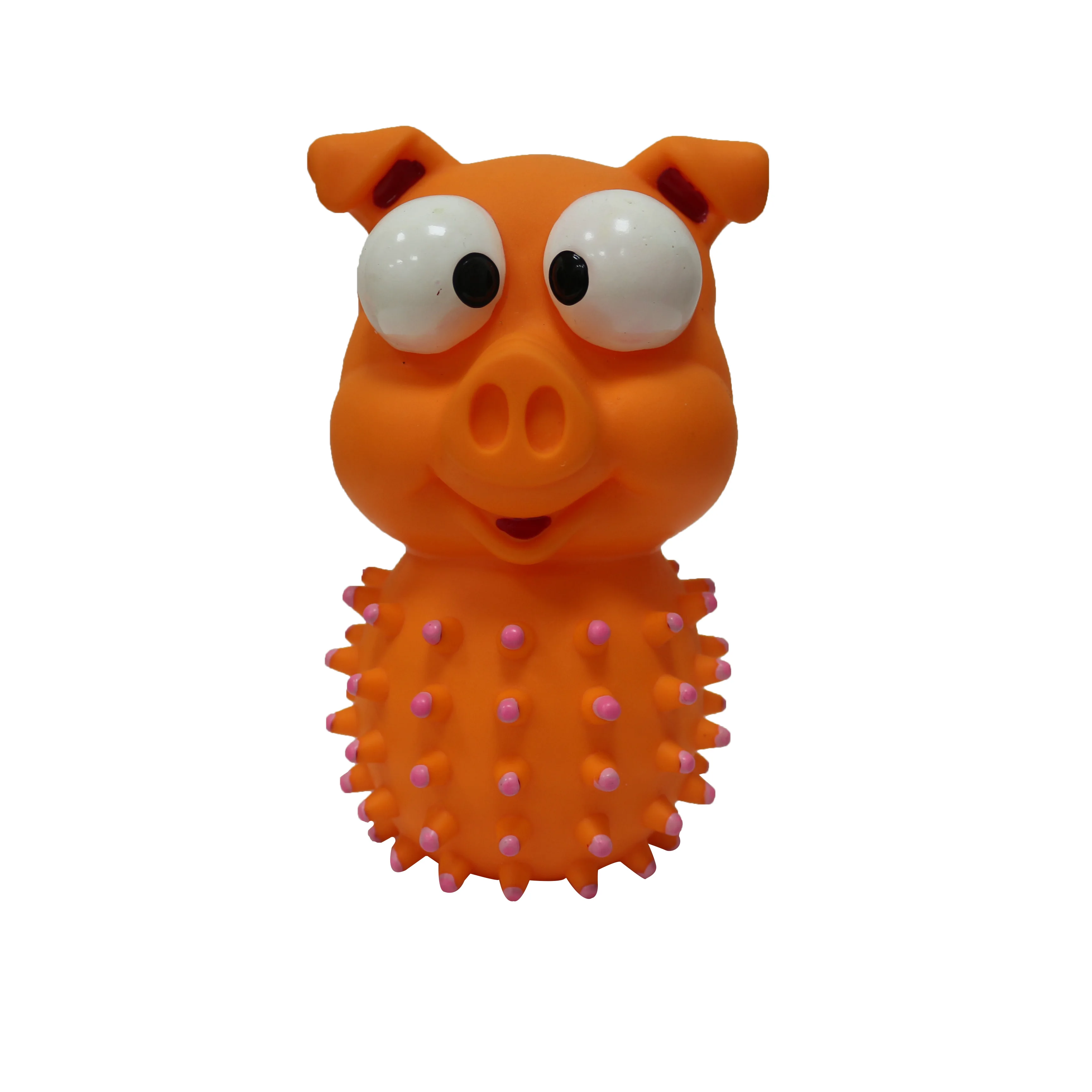 

Thinkerpet Proptosis Pig Dog Squeaky Toy Pet Interactive Vinyl Toy popular funny pet toy
