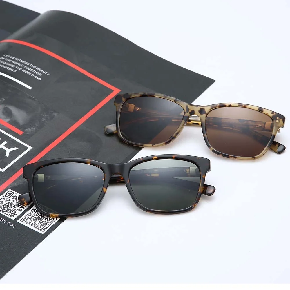 

5728 Wholesale Custom Men And Women Popular Fashion Glasses Sunglass Brand Polarized Acetate Promotional Sunglasses