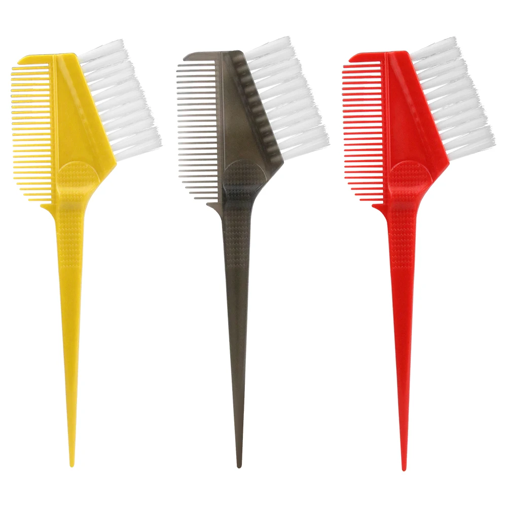

Professional Salon Accessory ABS Nylon Bristle Hair Dying Tint Brush Comb