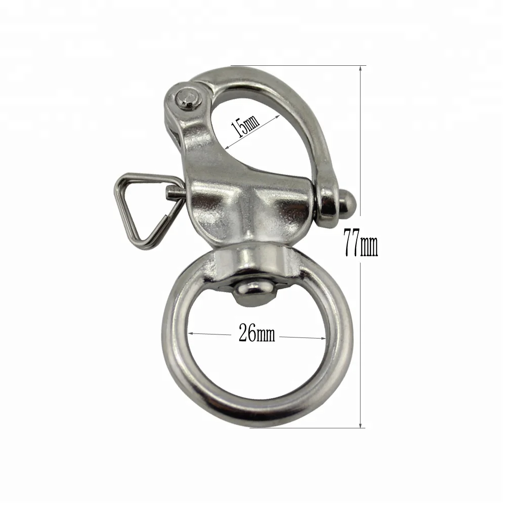 Richwits Sailing Boat Stainless Steel Quick Release Swivel Snap Shackle