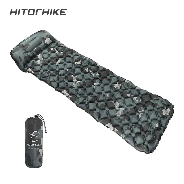 

Hitorhike Outdoor lightweight Camping mattress inflatable sleeping pad mat with pillow only 550g