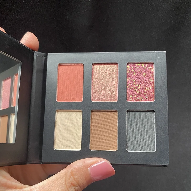 

Custom Your Own Brand Eyeshadow Palette Glitter 6 Color Eyeshadow Matte Makeup Eyeshadow, 6 colors eyeshadow palette
