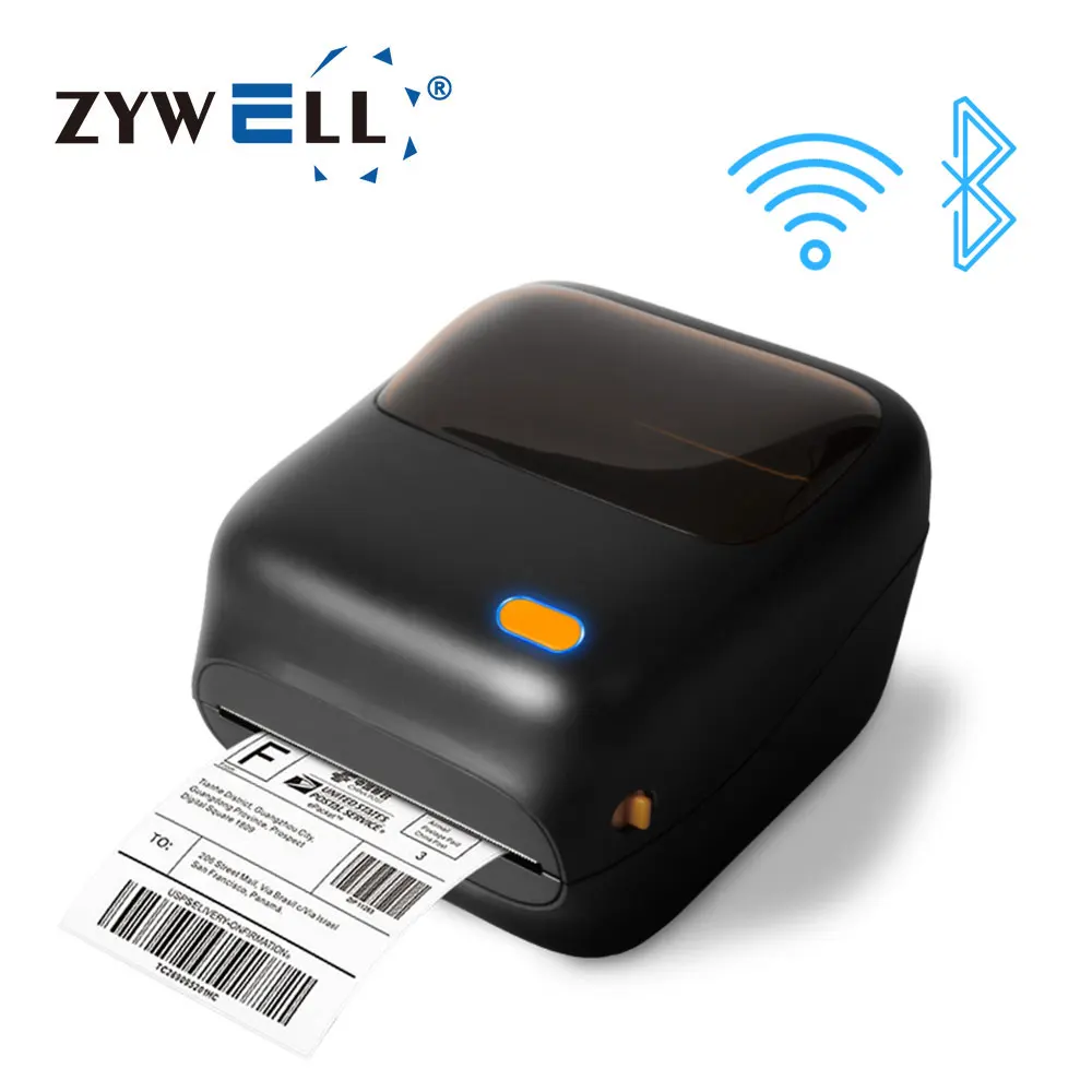 

A6 thermal printer waybill address printer Zywell ZY910 cute 4inch shipping label thermal printer