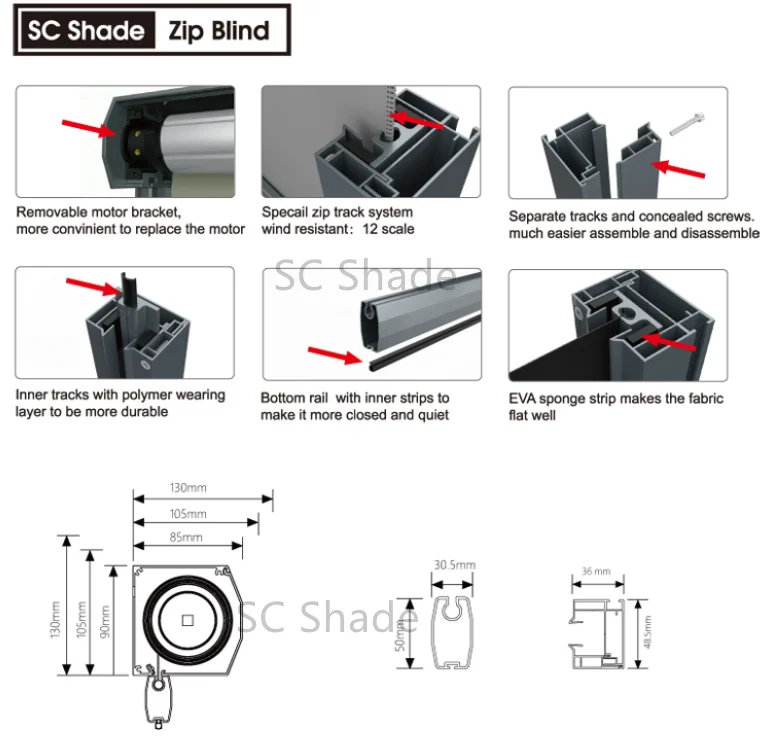 Motorized Patio Screen Zip Track Screen Retractable Patio Screen Door ...