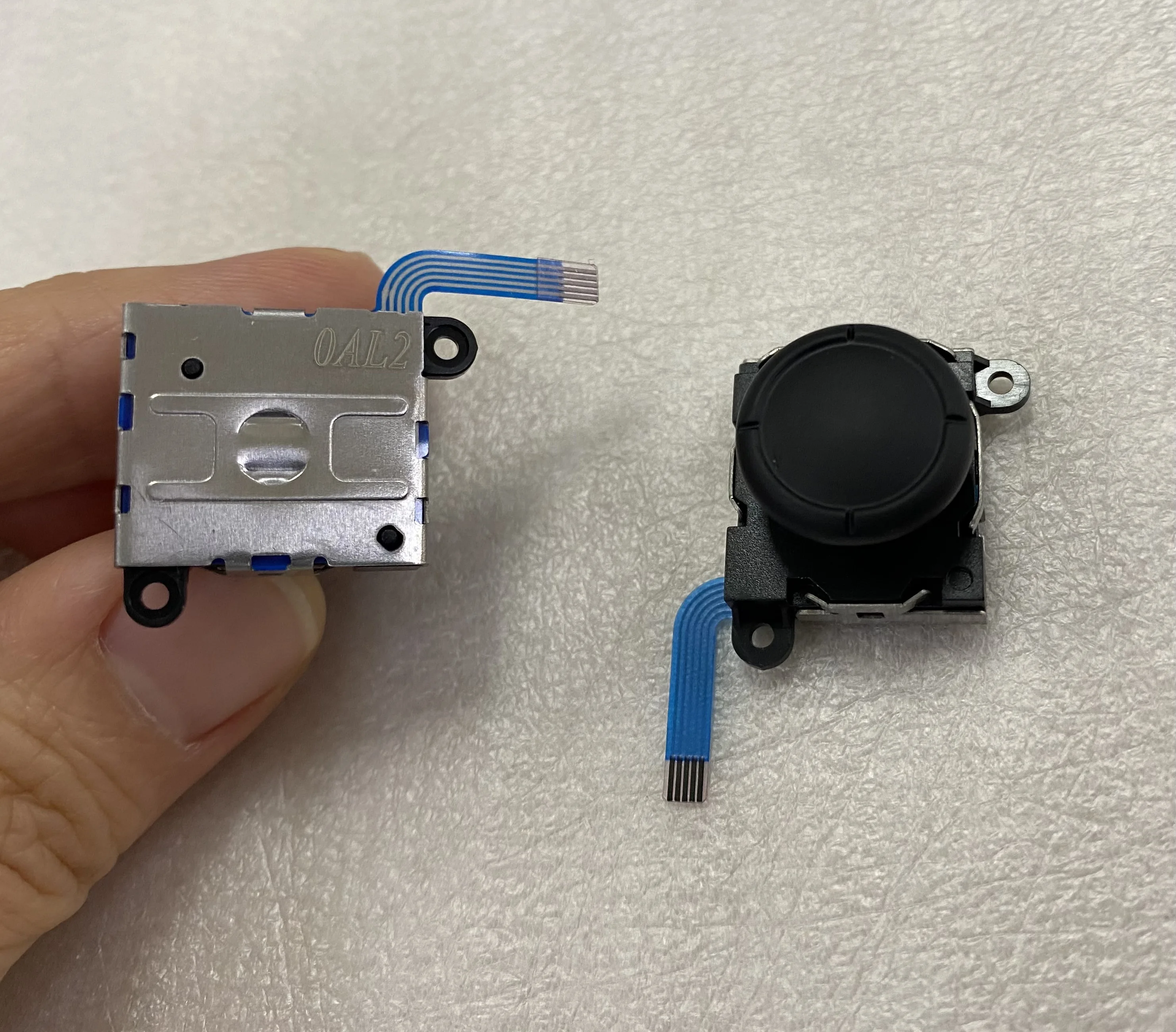 

New Blue Flex 3D Analog Stick Analogue Joystick for Nintend NS Switch Joycon Controller Thumb Sticks for Switch LITE, Black