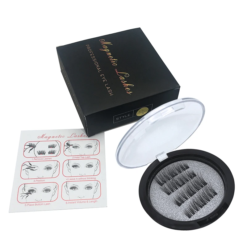 

Hot wholesale eye liner for magnetic eyelashes with custom lashes packages box, Natural black