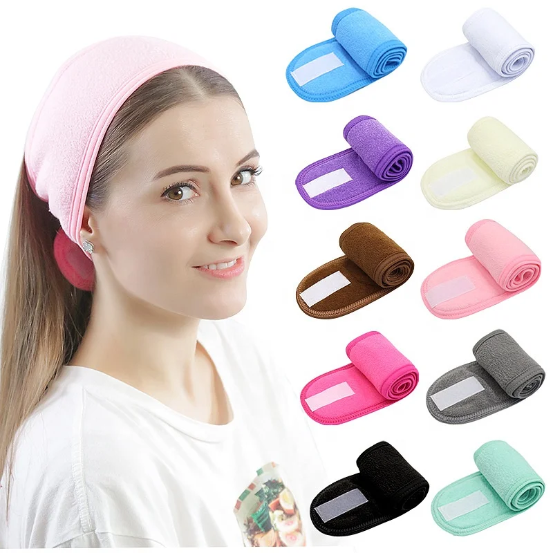 

Sports Fitness Sweat-absorbent Headband Double-layer Fashion Sticky Headband Women's Fabric Lengthened Hair Band, Picture