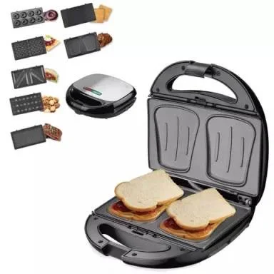 

grill electric non stick forsokany breakfast 3 in 1 sandwich makers 4 slices 7 in 1