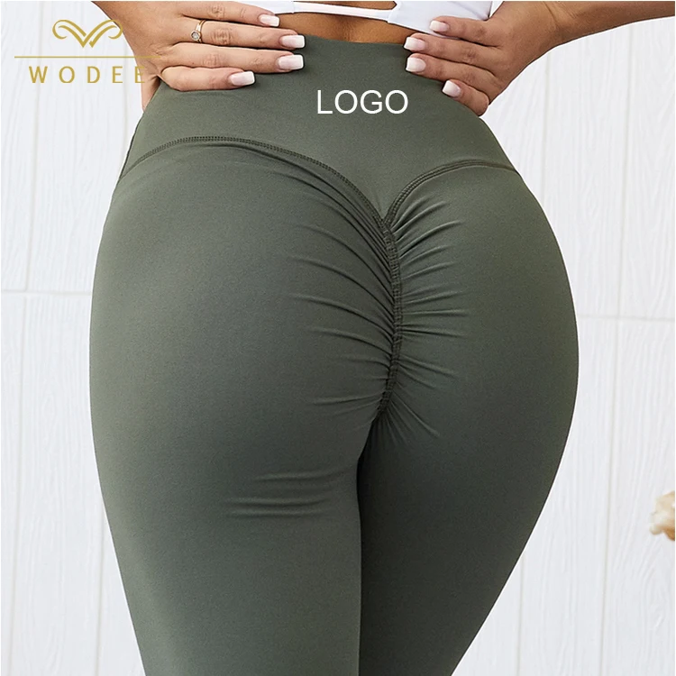 

Cheap leggings women gym yoga wear high waisted workout leggings, 5 colors or custom