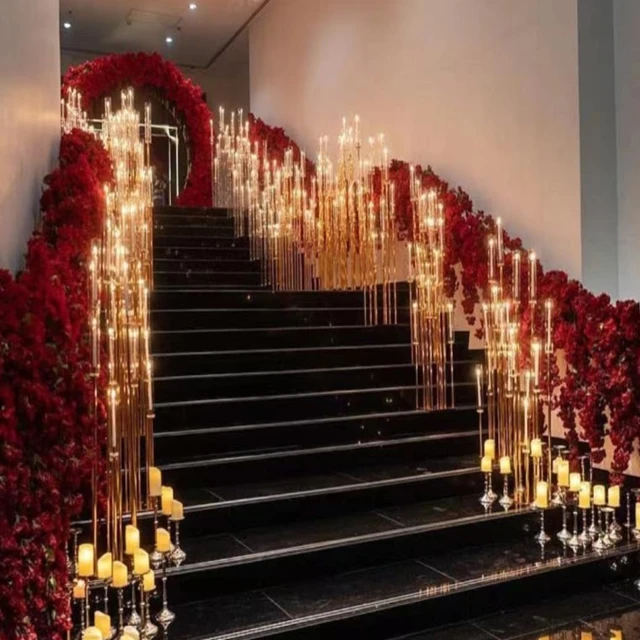 Gold mental romantic column cr