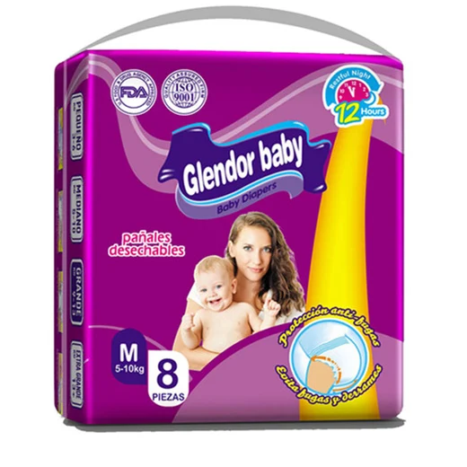 

Good quality glendor baby nappies soft disposable diapers, White, green, blue, red.../cartoon image, animal, babies