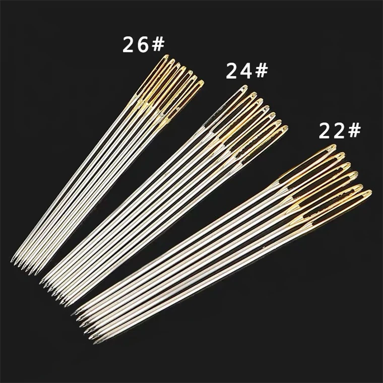 

2022 China Wholesale Premium Silver Golden Eyes Sewing 30 Assorted Needle for Hand Embroidery Threading