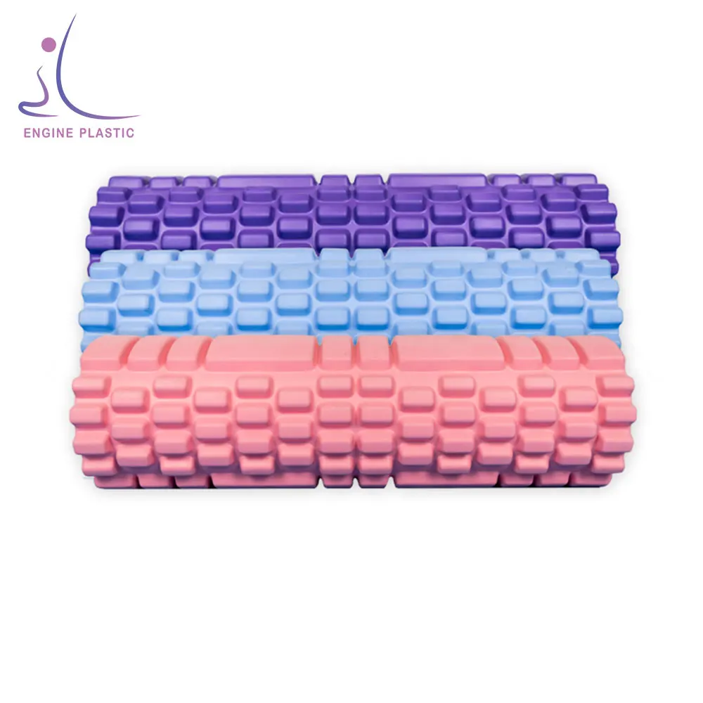 

Hot Selling Fitness Yoga Eva Kit Custom Hollow Grid Massage Foam Roller, Customized