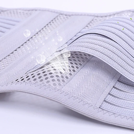 

2019 Manufacturing Hot Sale Adjustable Breathable soft decompression lumbar belt, Black and grey