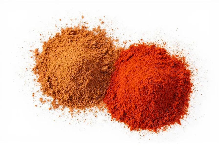 Cinnamon and cayenne spice blend being added to a smoothie