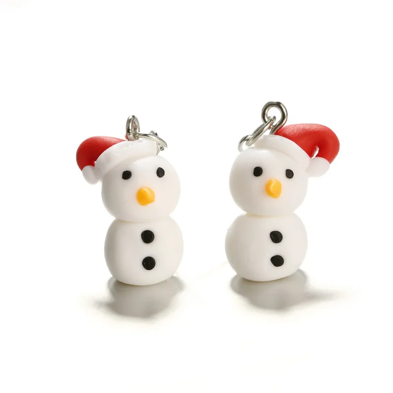 

Christmas Snowman Decoration Earrings Drop Dangle Ornaments Jewelry For Women Girls Teens Santa Accessories