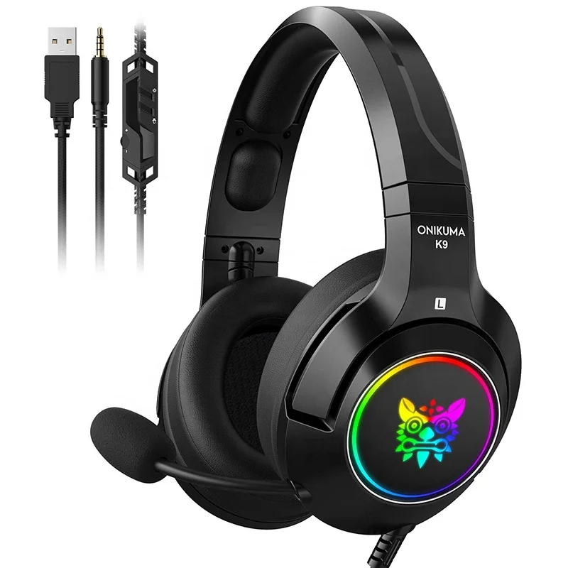 

Dropshipping ONIKUMA K9 Headphones Super Bass Stereo gaming E-sports headset For PC PS4