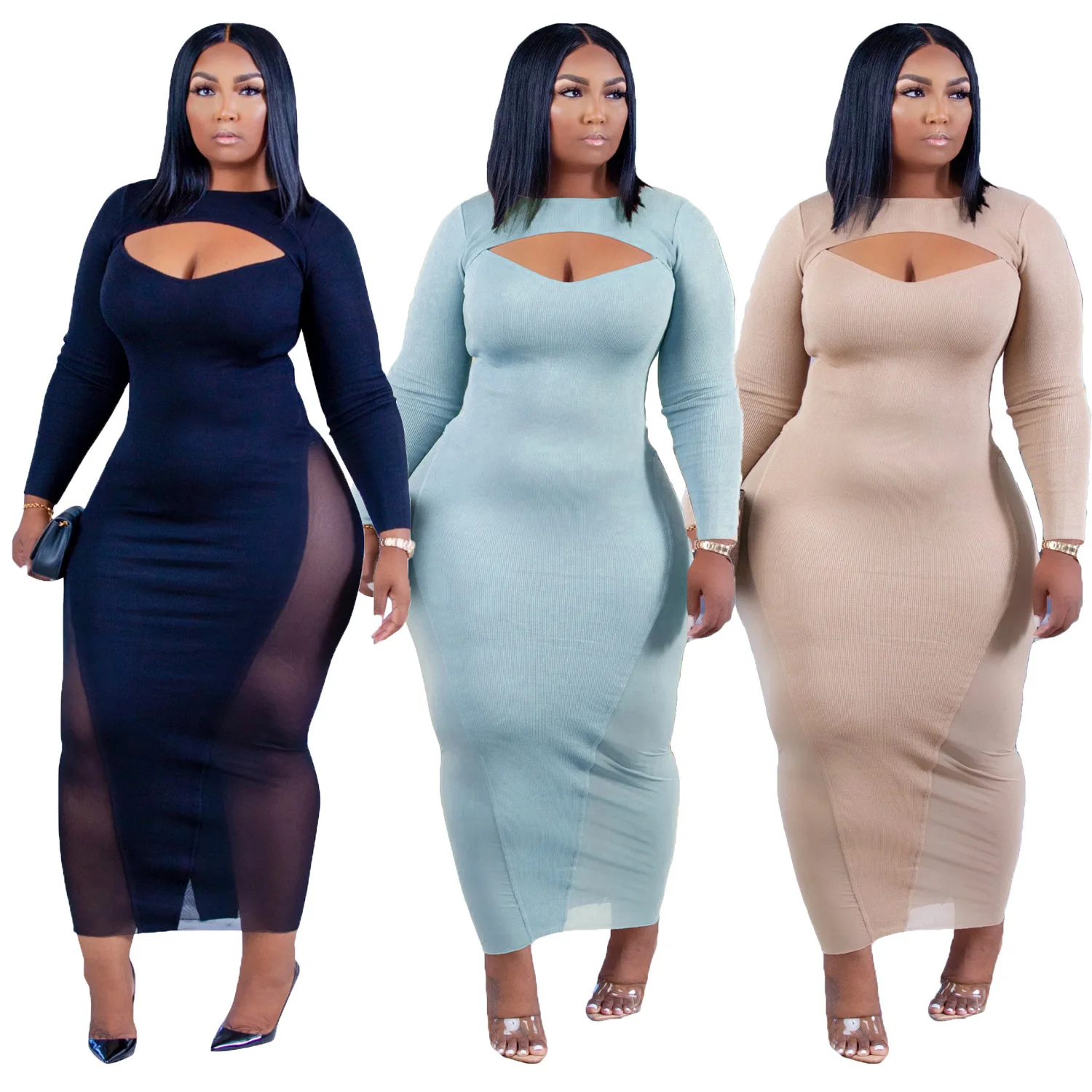 

2021 Wholesale Vestido Plus Size Casual Dresses , Ropa De Mujer Talla Grande