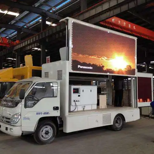 
Outdoor Advertising Billboard Panel Vehicle Screen Mobile Trailer Portable Signs 3x6 Video Board Big Size P10 Truck Led Display 
