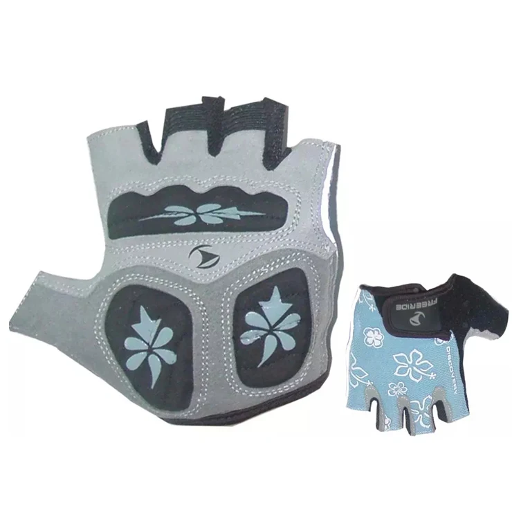 

Anit vibration women Gel sport bicycling gloves, Printing