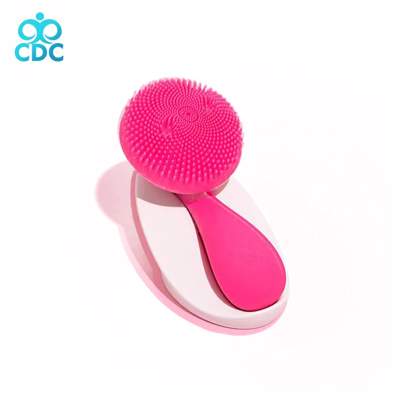 

Wholesale Hot Selling Silicone Sonic Cleansing Brush Wireless Vibrating Beauty Mini Facial Brush Cleanser