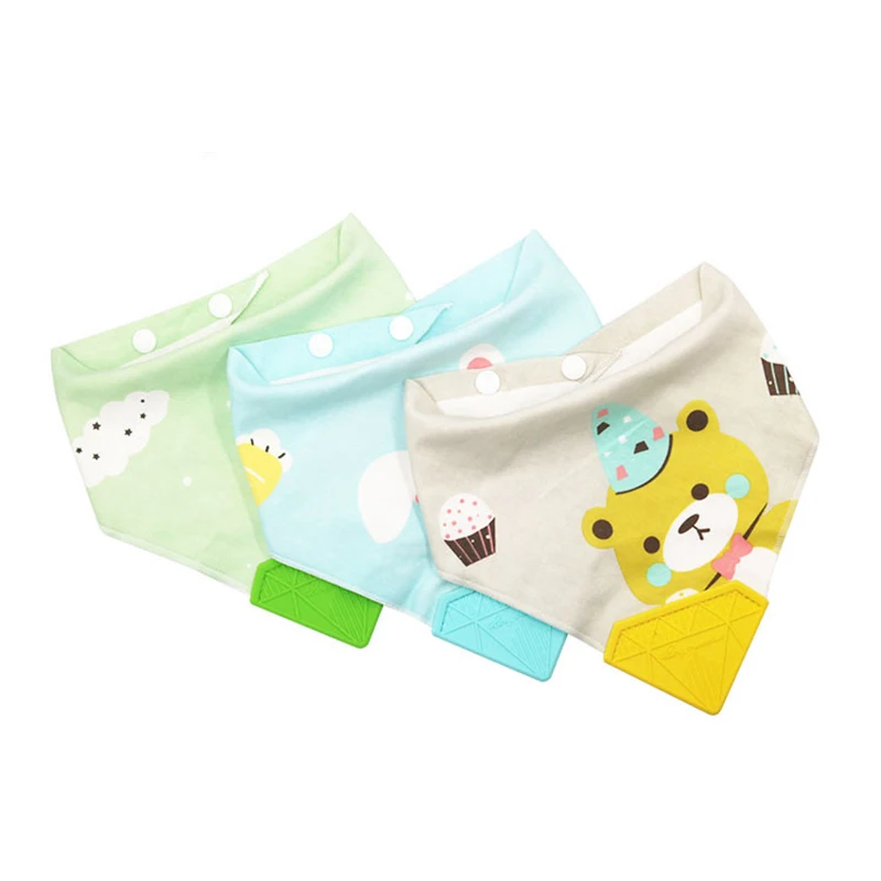 

Animal Pattern Silicone Baby's Rubber Embroidered Baby Bibs., As photos