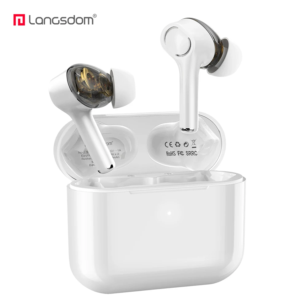 

2021 Hot Selling Deep Bass Earphones Dual Speaker Driver Tws Earbuds, Colors customized