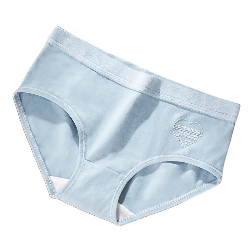 

Wholesale Breathable Ladies 'panties Cotton briefs Customized printed soft women's underwear hot selling plus size panties