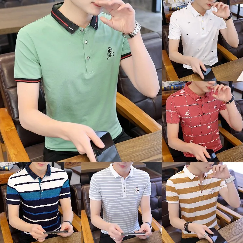 

2021 casual new breathable men's Polo shirt wholesale made in China, Customized color