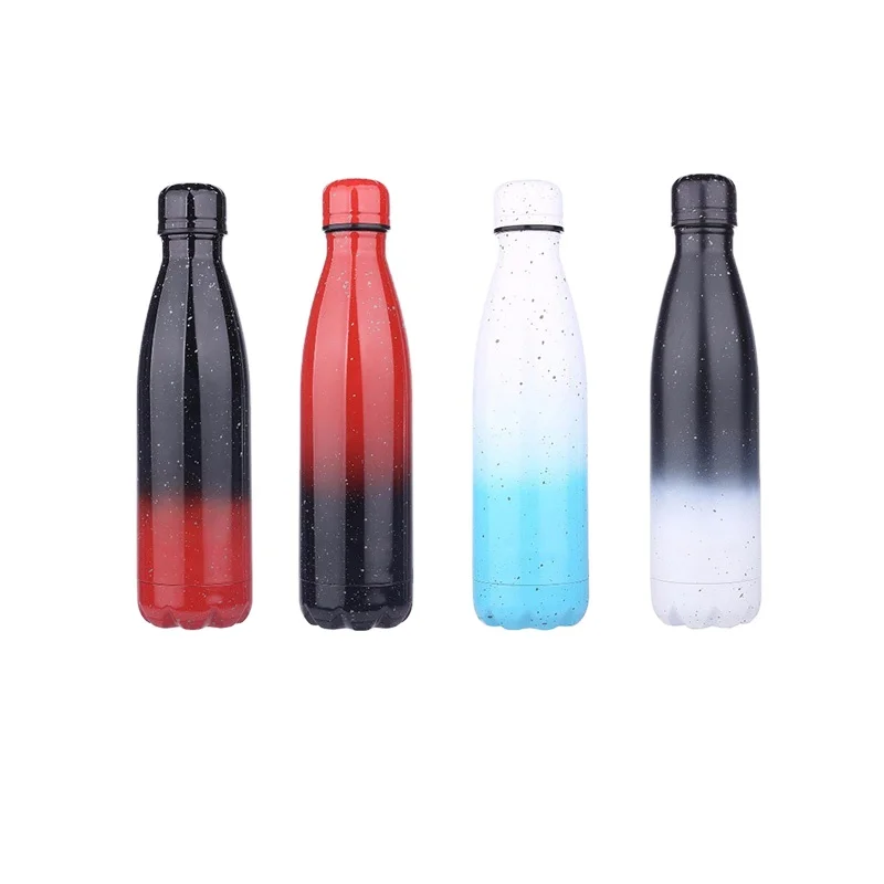 

FREE SAMPLE Everich Private Label Cola Water Bottle Double Wall 500ml Stainless Steel GYM Direct Drinking Metal with Lid Sport