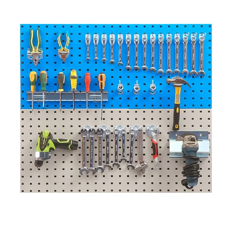 Hot Sale Retail Store Shop Pegboard for Hardware Power Tools Display Stand Rack factory