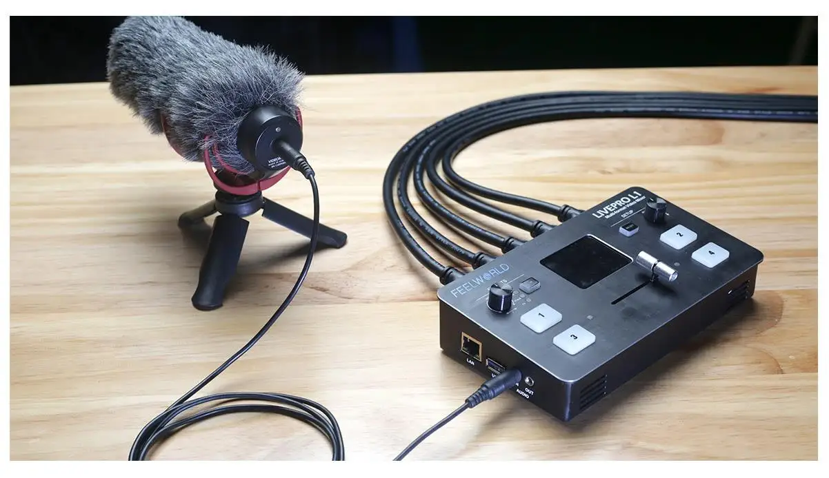 Feelworld LIVEPRO L1 V1 Multi-format Video Switcher Mixer