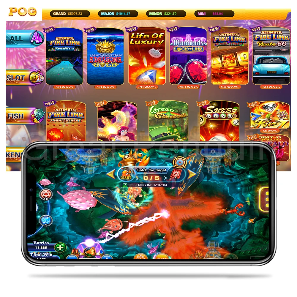 

POG USA New Most Popular Ultra Monster Online Shooting Fish Game Software