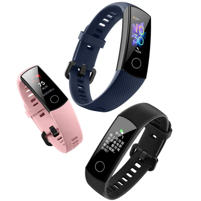 

Honor Band 5 Band5 Smart Wristband Blood Oxygen Real Time Heartrate Monitor 0.95'' AMOLED Screen 5ATM Waterproof