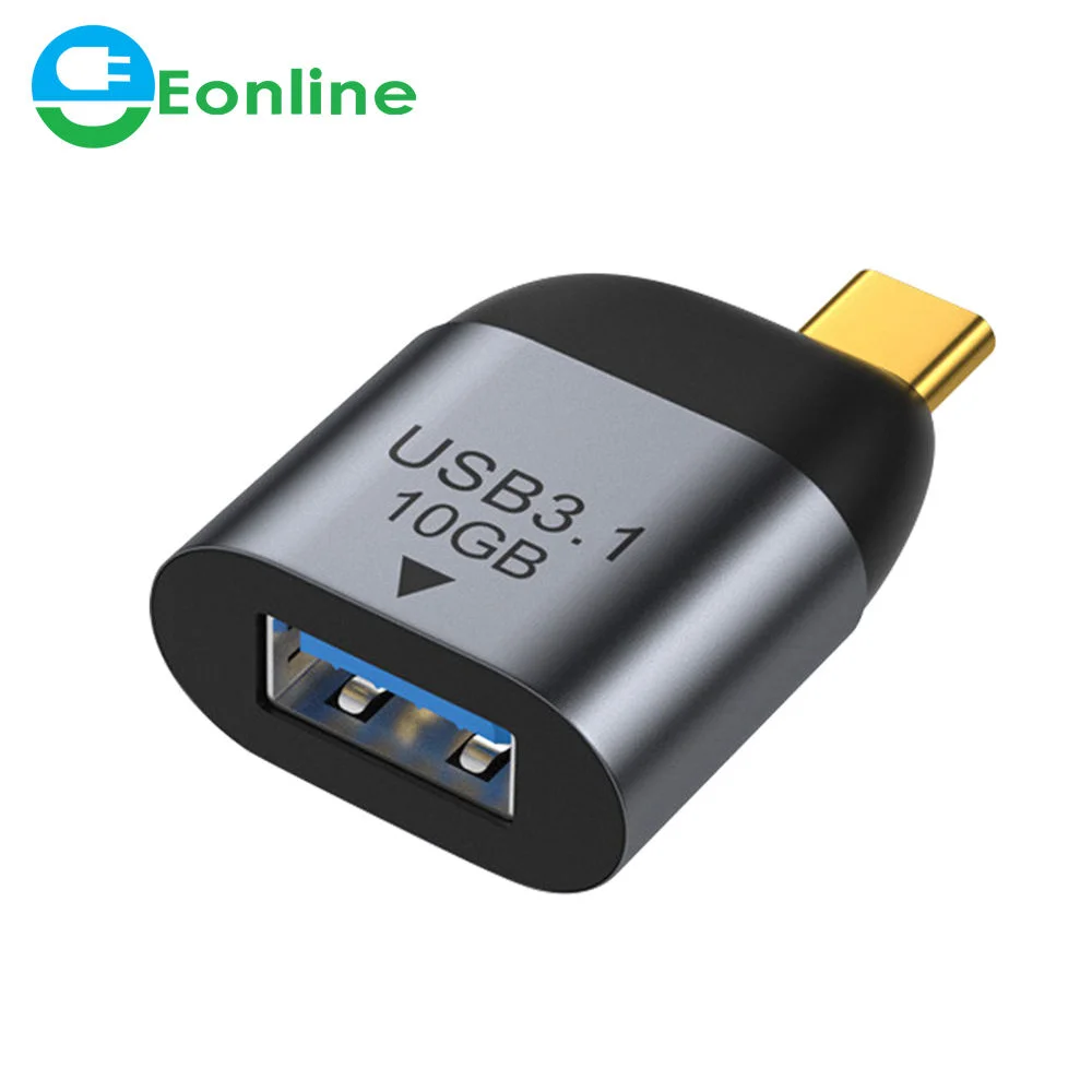 

Metal USB C 3.1 Adapter OTG 10Gbps Fast Data Transfer Type-C 3A Charging Converter For Samsung Xiaomi for Macbook Pro Tablet