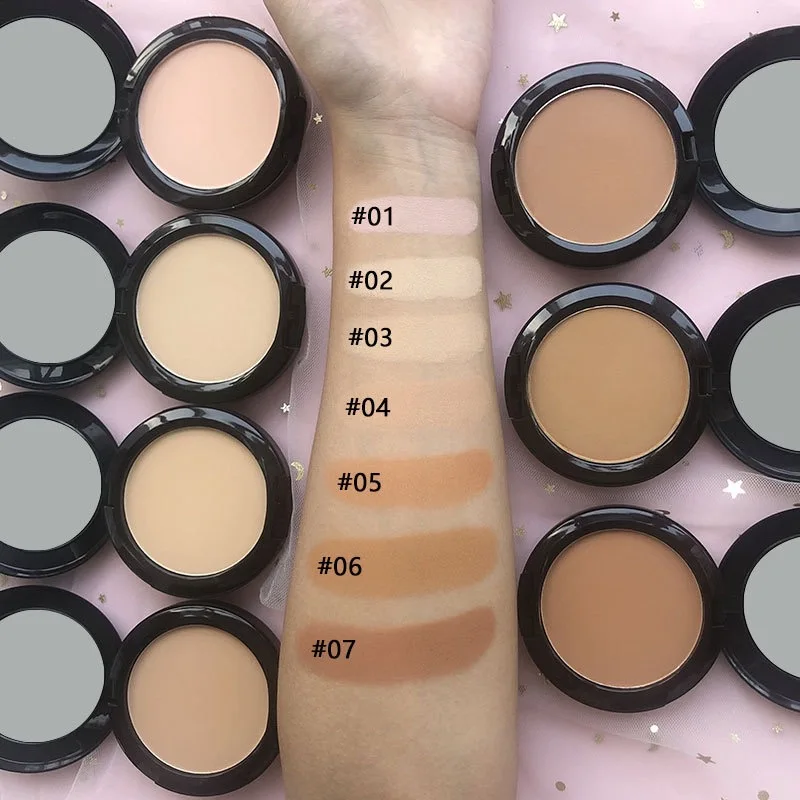 OEM Waterproof Compact Powder 14 Colors Face Makeup