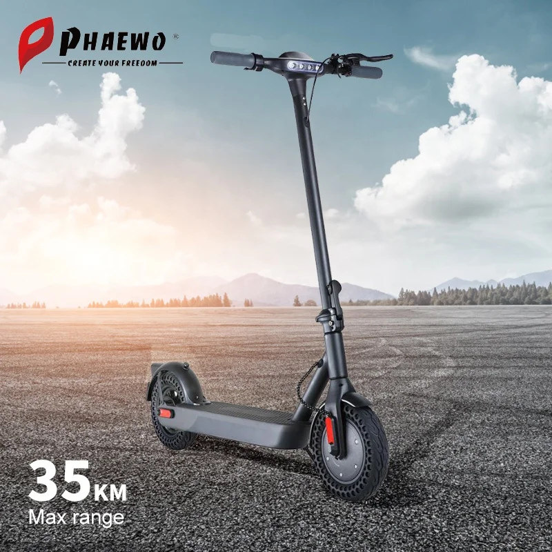 

China Best sale10 inch 350W powerful motor wide tire folding US europe warehouse in stock ready to ship electric scooters