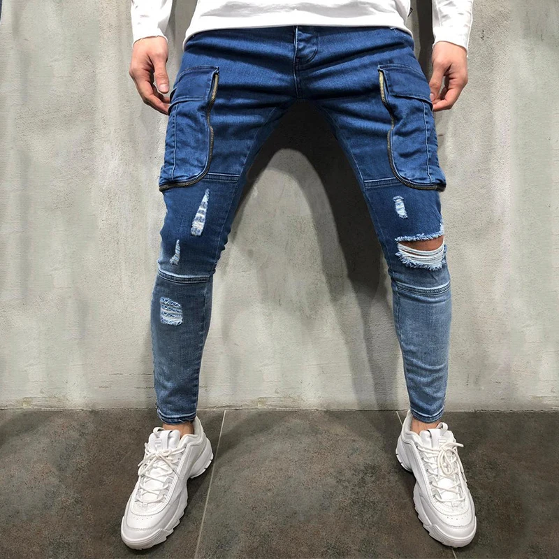 Boys Trousers Side Pocket Jeans Pants 