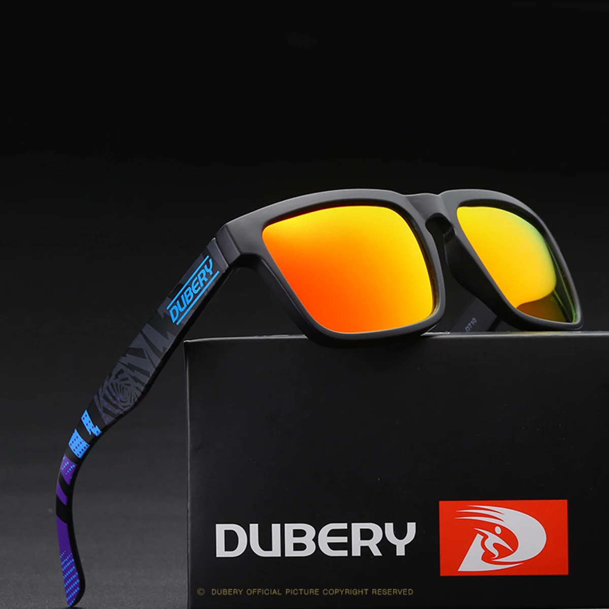 

2020 DUBERY promotional sport fashion Polarized custom sunglasses for wholesale, Custom colors