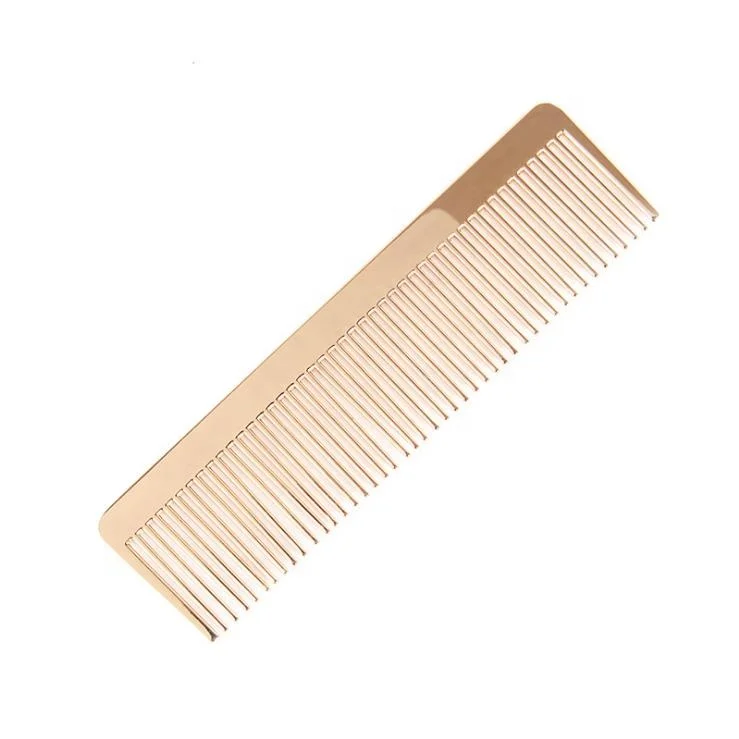 

Ins Nordic metal comb simple retro brass comb portable metal comb photography props