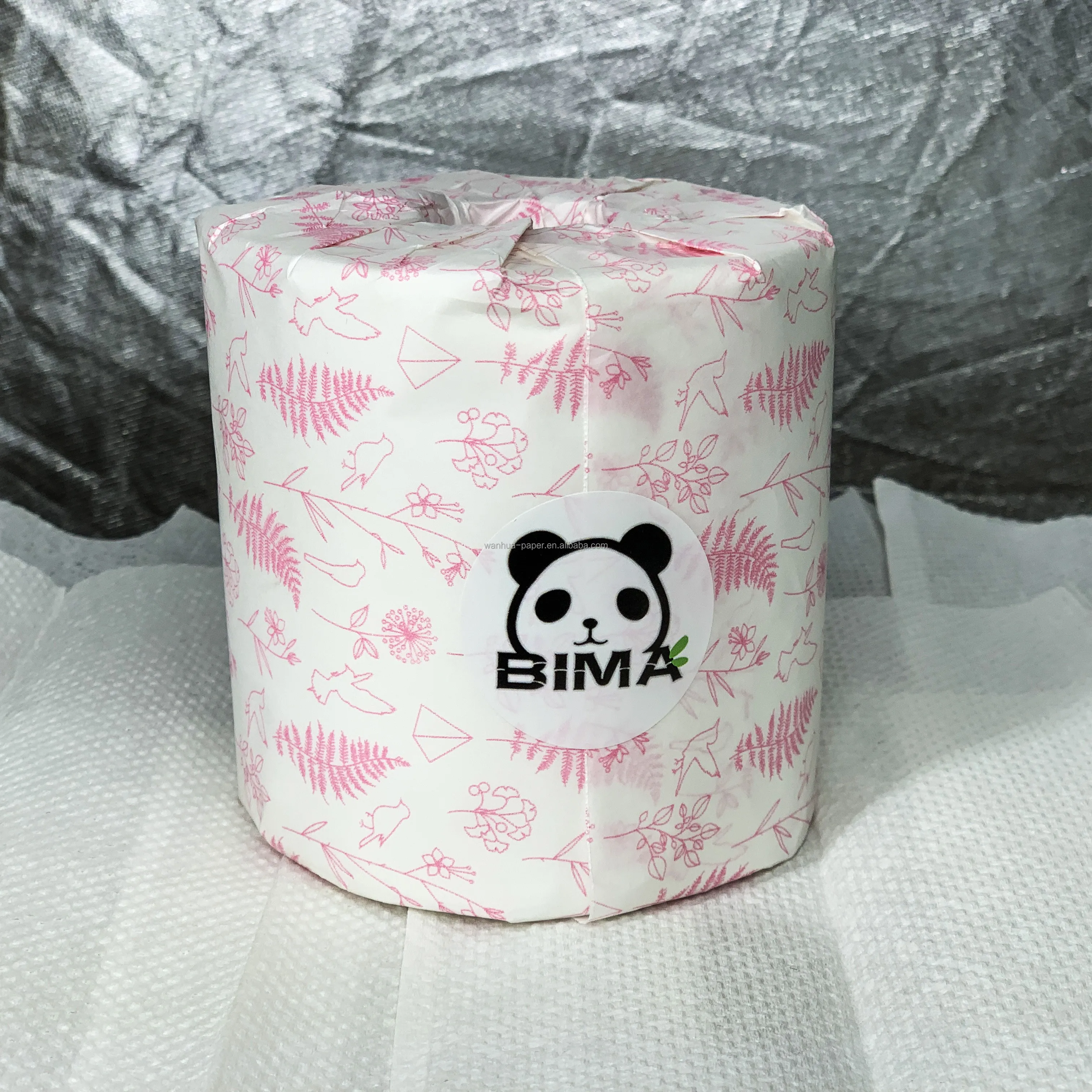 

BIMA Wholesale brown tissue roll baby soft toilet paper familia toilet tissue paper, White