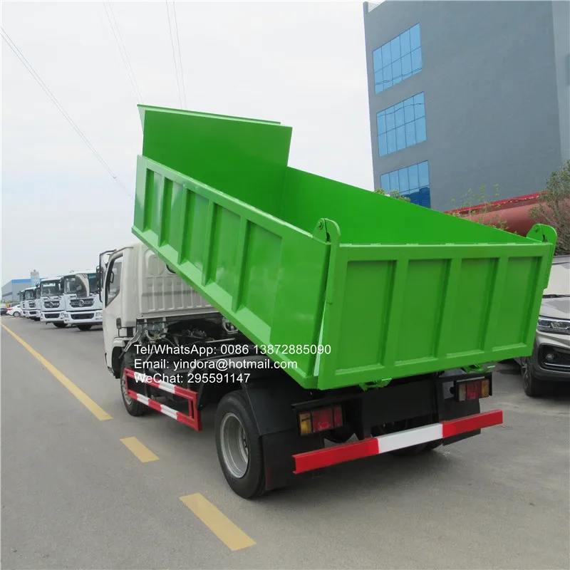 6 Wheel Dump Truck Load Volume Capacity 5 Cubic Meter Forward
