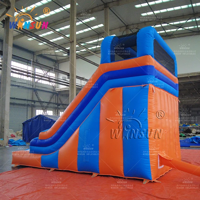 

WINSUN Inflatable water slide commercial inflatable dry slides with swimming pool inflatable waterslide double for adults
