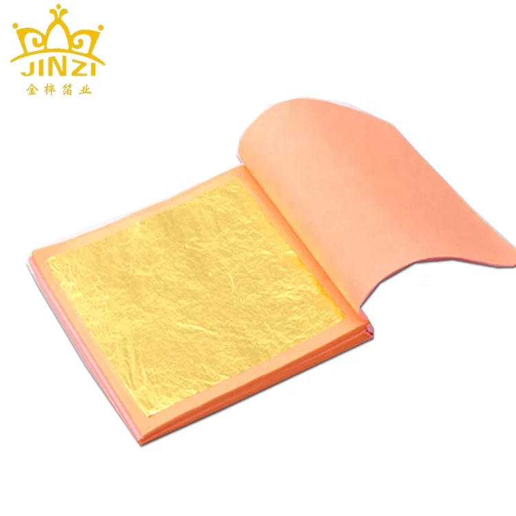 

24K Real Gold Leaf Genuine Gold Foil Leaf Paper For Food Decoration Baking Cake and Facial Mask