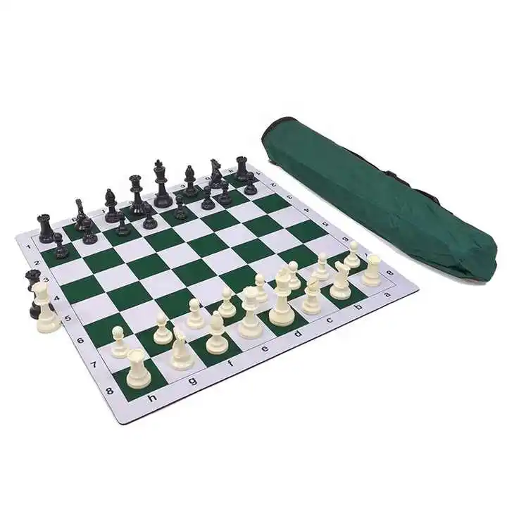Ready to Ship Factory Custom Tournament Chessboard Lightweight Portable Chess Set for Fun