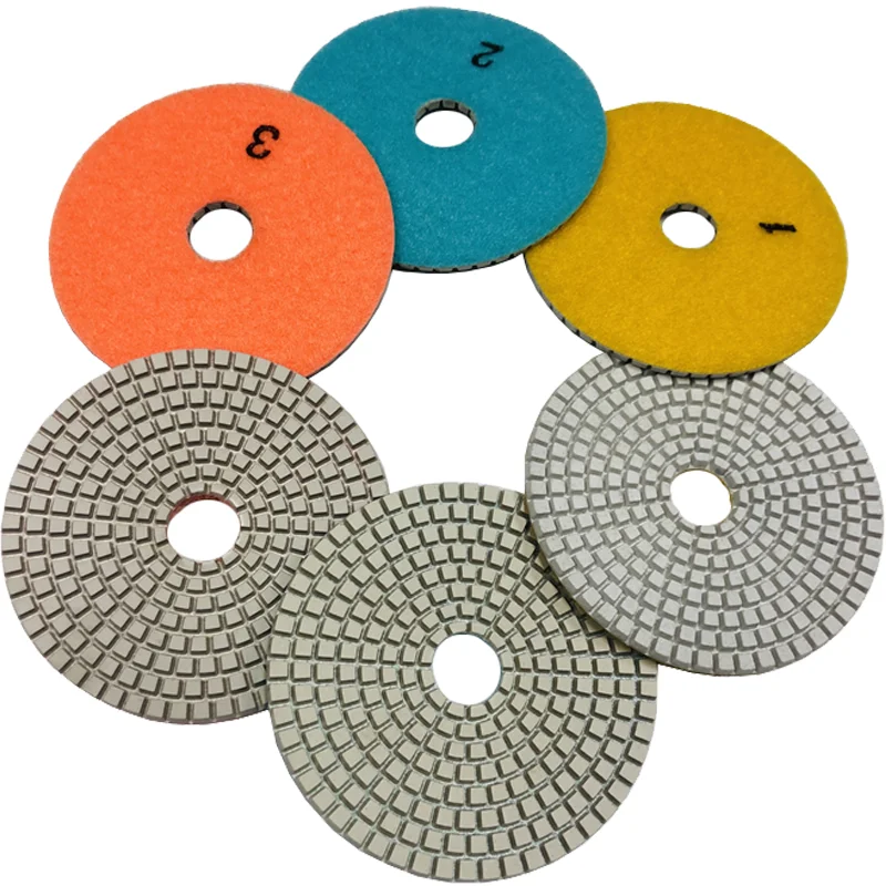 

Good price professional polishing pad 3 step manufacturers marble granite polishing pads