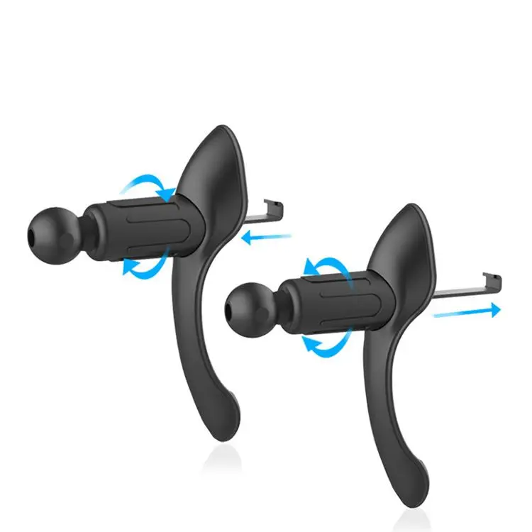 

Mobile phone ring barcket REKjc funny long arm abs car phone holder for iphone, Black