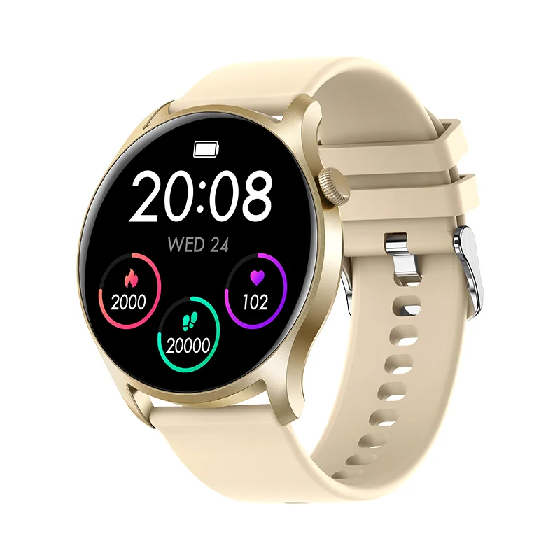 

Top Seller KC08 Smart Watch for Men Women with Blood Pressure Oxygen Heart Rate Monitor 1.3'' HD Screen Smartwatch