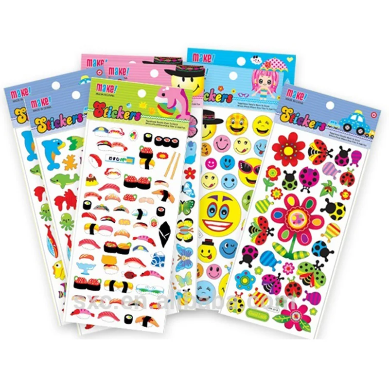 B41 Sticker Sticky paper Child sticker Chinese Children reward stickers FFFFFFFF 